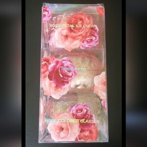 Brand New VOLUSPA The Pink Roses Macaron Trio